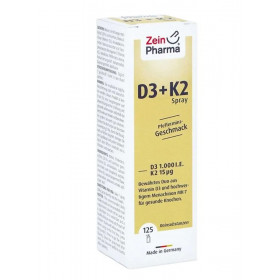 Vitamin D3 + K2 Spray, Peppermint - 25 ml.