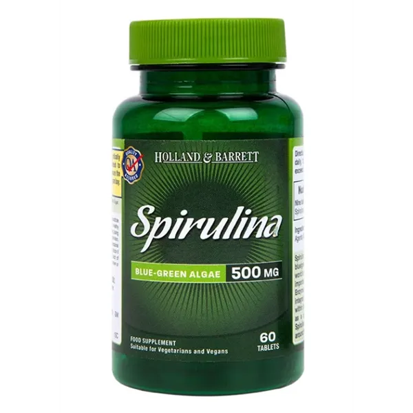 Spirulina, 500mg - 60 tabs