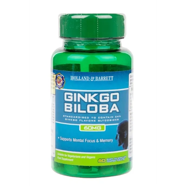 Ginkmedis, 60 mg - 60 dengtų tablečių