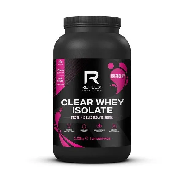 Изолят сывороточного протеина Clear Whey, малина - 1020 г