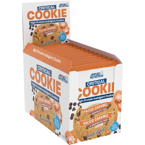 Critical Cookie, Salted Caramel & Chocolate Chip - 12 x 73g
