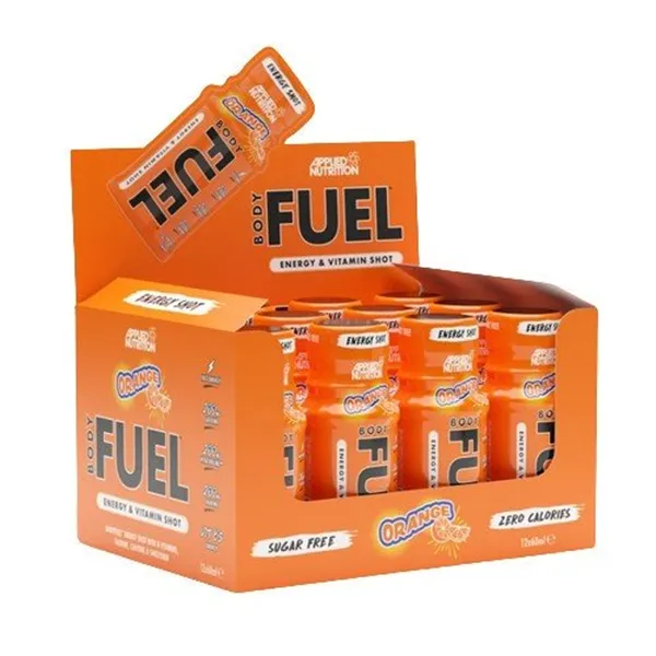 Bodyfuel Energy Shots, апельсин - 12 x 60 мл.