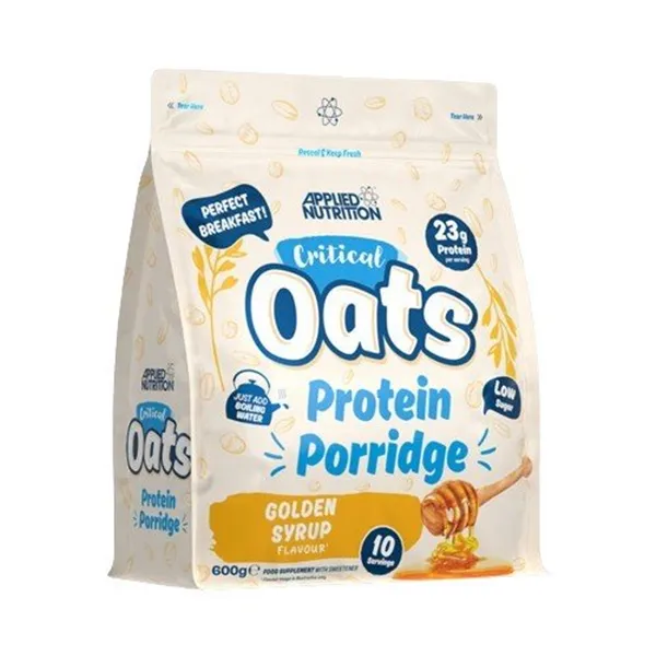 Critical Oats proteīna putra, zeltainais sīrups - 600g
