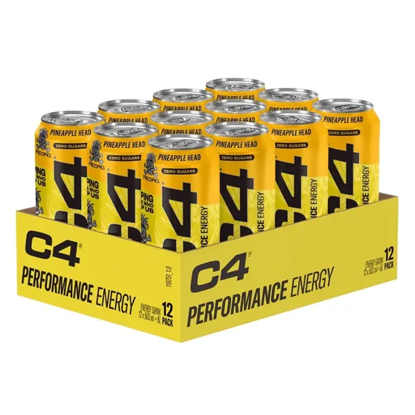 C4 Performance Energy, Pineapple Head - 12 x 500 ml.