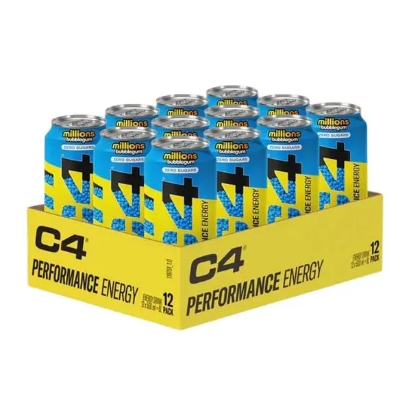 C4 Performance Energy, Millions Bubblegum - 12 x 500 ml.