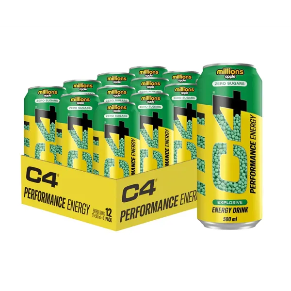 C4 Performance Energy, Millions Apple - 12 x 500 ml.