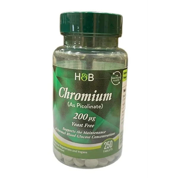 Chromium Picolinate, 200mcg - 250 tabs