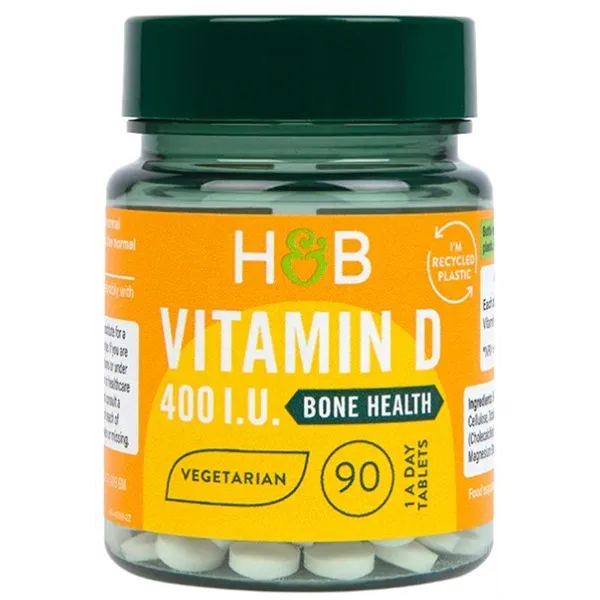 Vitaminas D, 10 mcg – 90 tablečių