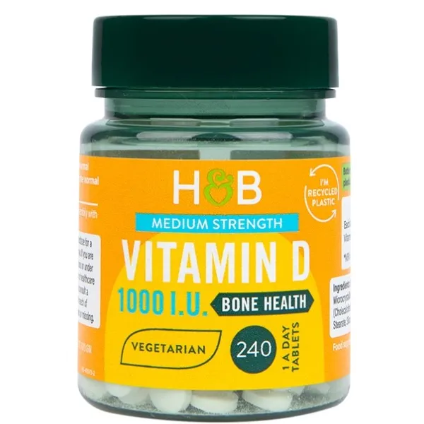 Vitamin D, 25mcg - 240 tabs