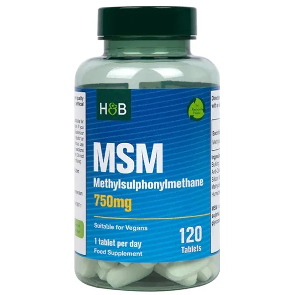 MSM, 750 mg - 120 tabletes