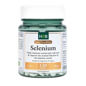 Selenas, 200 mcg – 120 tablečių
