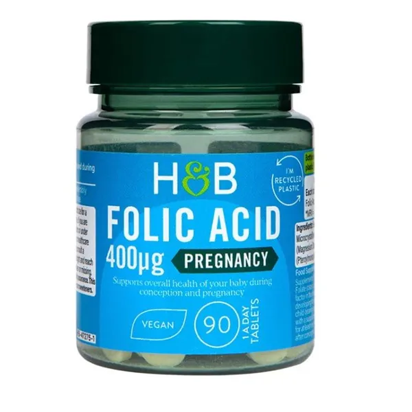 Foolihappo, 400 mikrogrammaa - 90 tablettia
