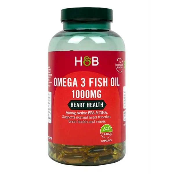  Omega 3 zivju eļļa, 1000 mg - 240 kapsulas