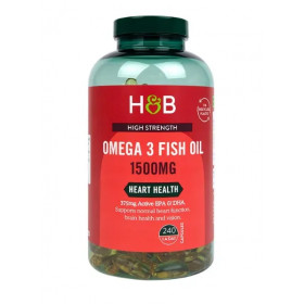 Omega 3 zivju eļļa, 1500 mg - 240 kapsulas