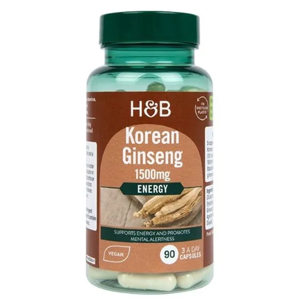 Korealainen ginseng, 1500 mg - 90 v-kapselia