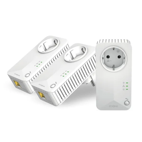 PLC Adapter STRONG POWERLINE 600 TRIPLE PACK