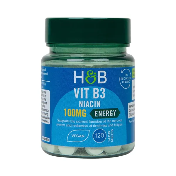 B3-vitamiini, 100 mg - 120 tablettia