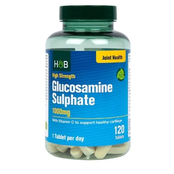 Gliukozamino sulfatas, 1000 mg - 120 tablečių