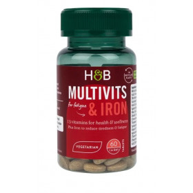 Multivitamīni un dzelzs - 60 tabletes (EAN 5059604689468)