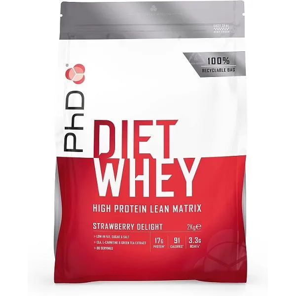 Diet Whey, Strawberry Delight - 2000g