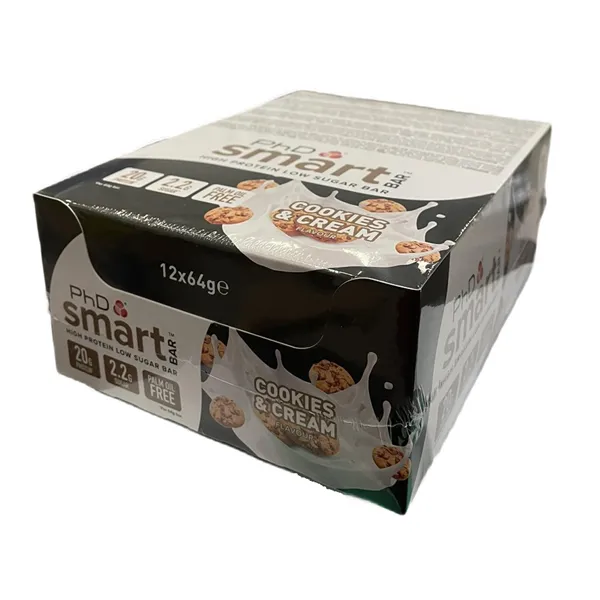 „Smart“ batonėlis, sausainiai ir grietinėlė – 12 x 64 g