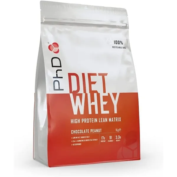 Dietiniai išrūgų milteliai, šokoladiniai žemės riešutai - 1000 g