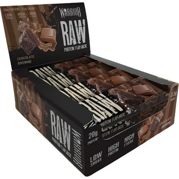Raw Protein Flapjack, Chocolate Brownie - 12 bars