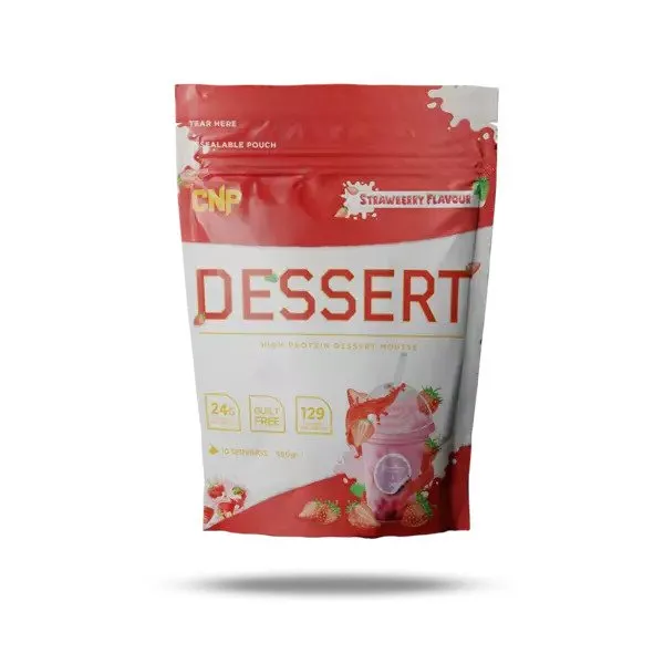 Proteīnu deserts, zemeņu - 350g