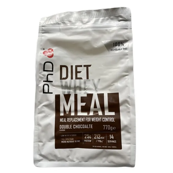 Diet Whey Meal, Double Chocolate - 770g