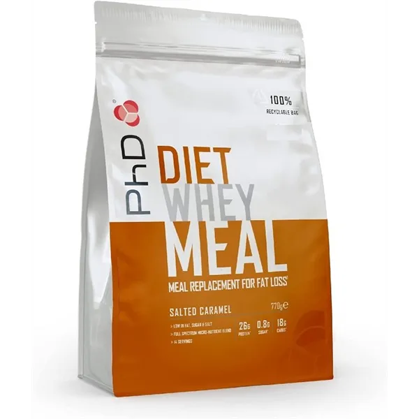 Dietiniai išrūgų miltai, sūdyta karamelė - 770 g