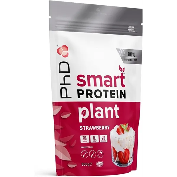 Smart Protein Plant, клубника - 500 г