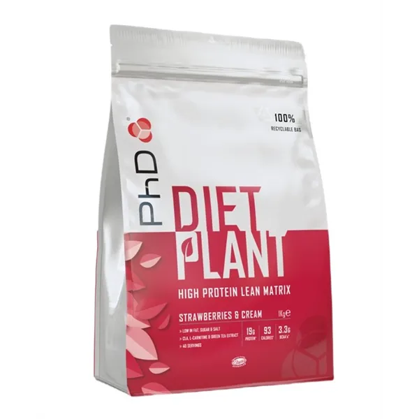 Диетический напиток, клубника со сливками - 1000 г