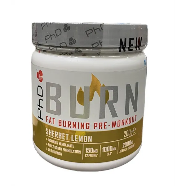 Burn Pre-Workout, sitruunasorbetti - 200g