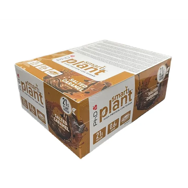 Smart Bar Plant, Salted Caramel - 12 x 64g