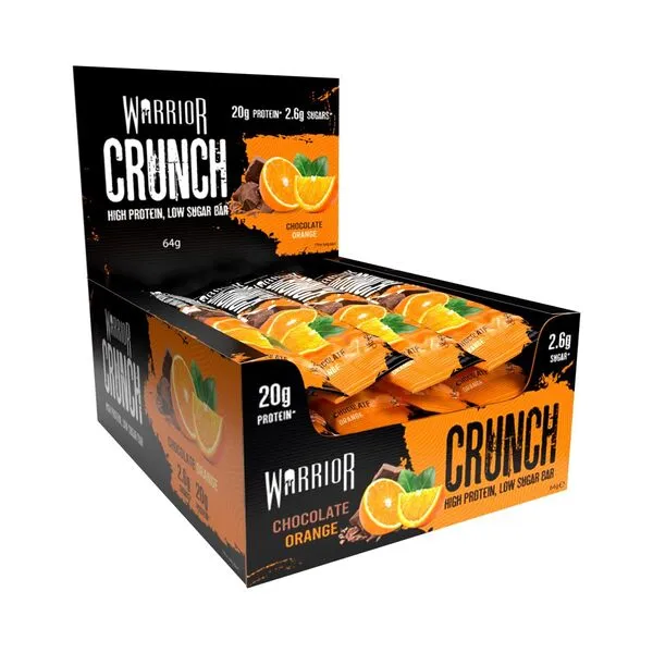 „Crunch“ batonėlis, šokoladinis apelsinas – 12 batonėlių