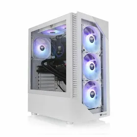 ATX Pus-torņveida Kārba THERMALTAKE View 200 TG Snow ARGB Balts