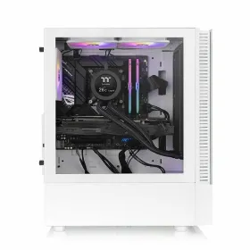ATX Pus-torņveida Kārba THERMALTAKE View 200 TG Snow ARGB Balts