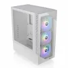 ATX Pus-torņveida Kārba THERMALTAKE View 200 TG Snow ARGB Balts