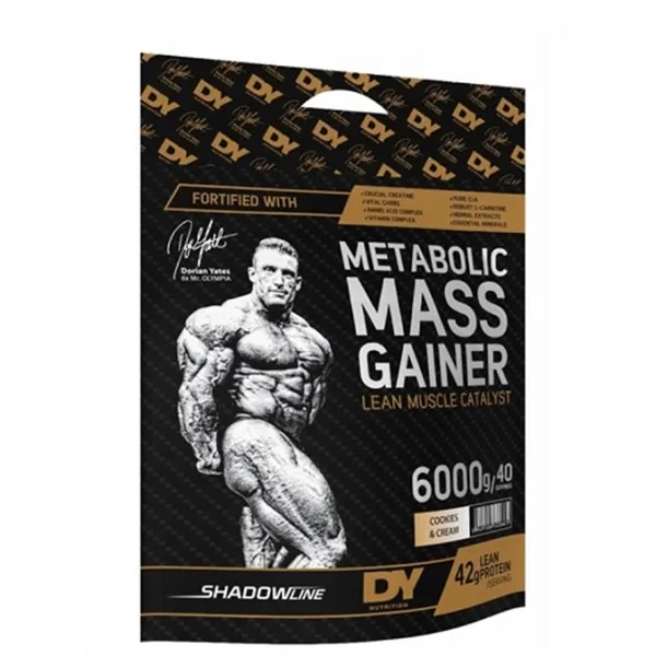 Гейнер Metabolic Mass, печенье и сливки - 6000 г