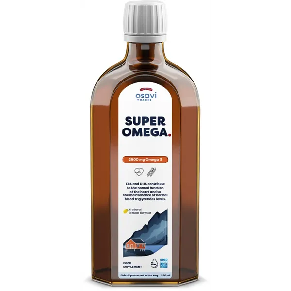 Super Omega, 2900 mg Omega 3 (citrons) - 250 ml.