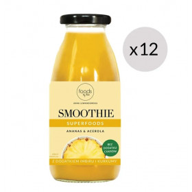 Smūtijs, ananāss un acerola - 12 x 250 ml.