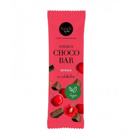 Energy Choco Bar, Cherry with Chocolate Coating - 15 x 35g