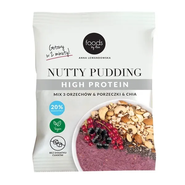 Nutty Pudding, Mix Of 3 Nuts & Currants & Chia - 50g