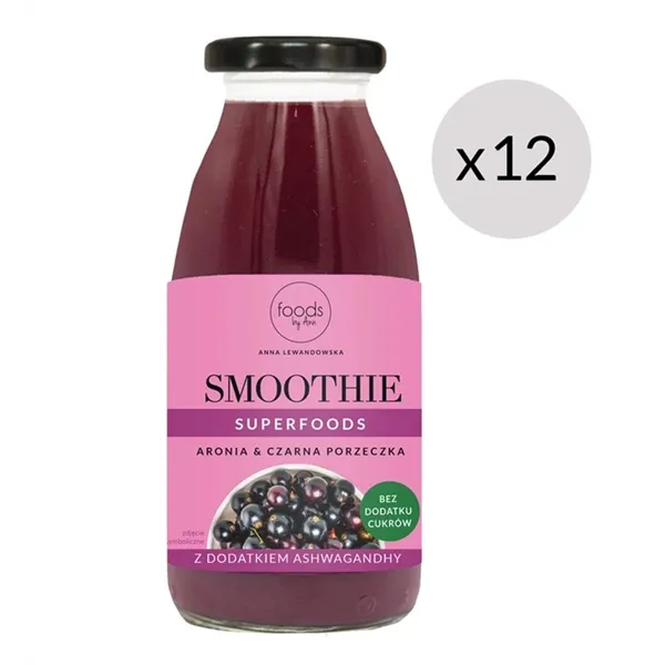 Kokteilis su aronijomis ir juodaisiais serbentais - 12 x 250 ml.