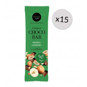 Energy Choco Bar, Hazelnut with Chocolate Coating - 15 x 35g