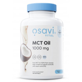 MCT eļļa, 1000 mg - 120 mīkstās kapsulas