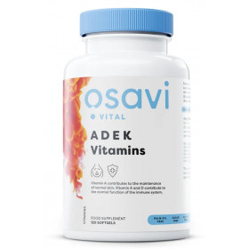 ADEK vitamīni - 120 mīkstās kapsulas