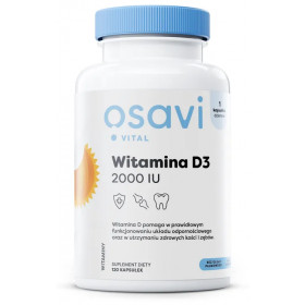 Witamina D3, 2000IU - 120 softgels