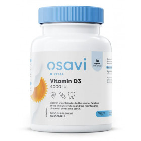 Vitamin D3, 4000IU - 60 softgels