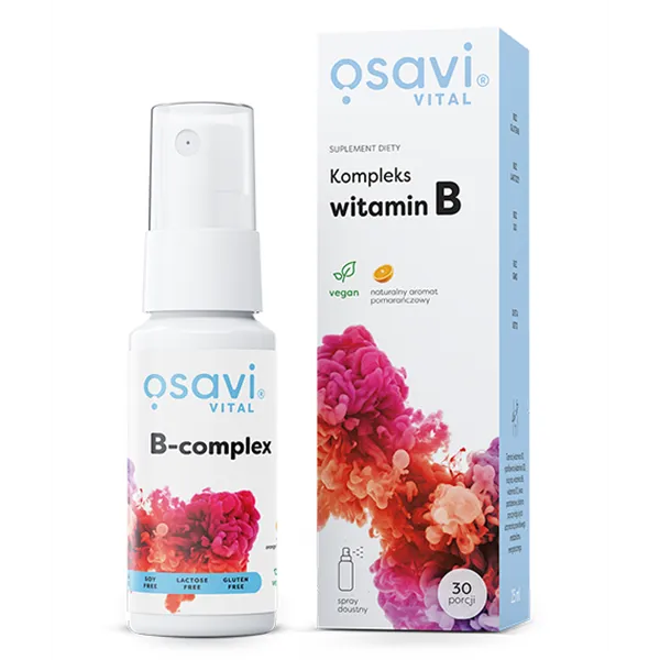 B-vitamiinikompleksi-suusuihke, appelsiini - 25 ml.